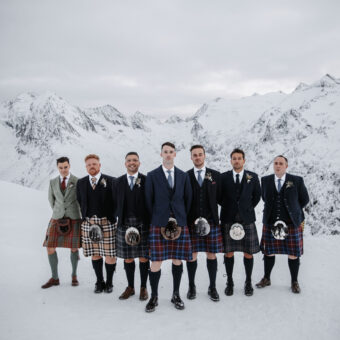 Schottische Hochzeit auf der Hohen Mut Alm