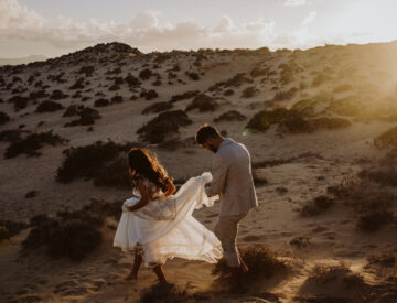 Wolvesworkshop, desert, elopement